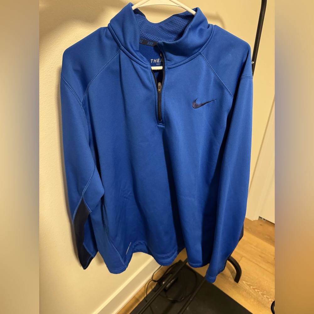 MENS NIKE THERMA FIT QUARTER ZIP SWEATSHIRT SIZE XL